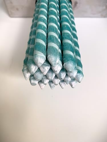 16” inch 3/8" Fiberglass Rebar Ground Stakes(20 pcs) Heavy Duty Never Rust Rebar Stakes for Concrete, Timber, Garden, Plants, Tents. Long Straight Stake 3/8" Thickness Ground Anchors with Pointed End.