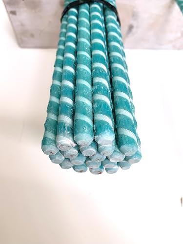 16” inch 3/8" Fiberglass Rebar Ground Stakes(20 pcs) Heavy Duty Never Rust Rebar Stakes for Concrete, Timber, Garden, Plants, Tents. Long Straight Stake 3/8" Thickness Ground Anchors with Pointed End.