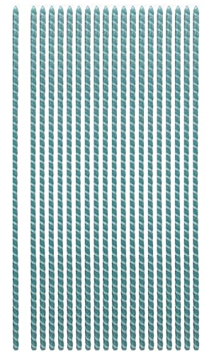 16” inch 3/8" Fiberglass Rebar Ground Stakes(20 pcs) Heavy Duty Never Rust Rebar Stakes for Concrete, Timber, Garden, Plants, Tents. Long Straight Stake 3/8" Thickness Ground Anchors with Pointed End.