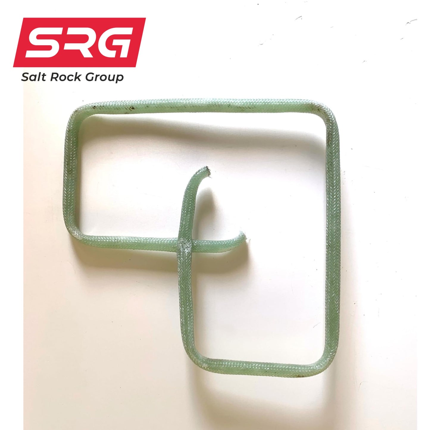 10 Pieces - #3 (3/8",10mm)9" x 9" Inside Corner Stirrup - SRG - Salt Rock Group Fiberglass Rebar, natural